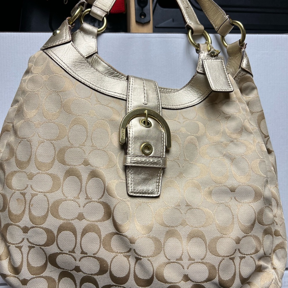 Lynn Soho cream/gold Hobo Women'sBag